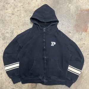 Pink by Victoria Secret Zip Up Hoodie Women’s Small Black Streetwear Warm Comfy